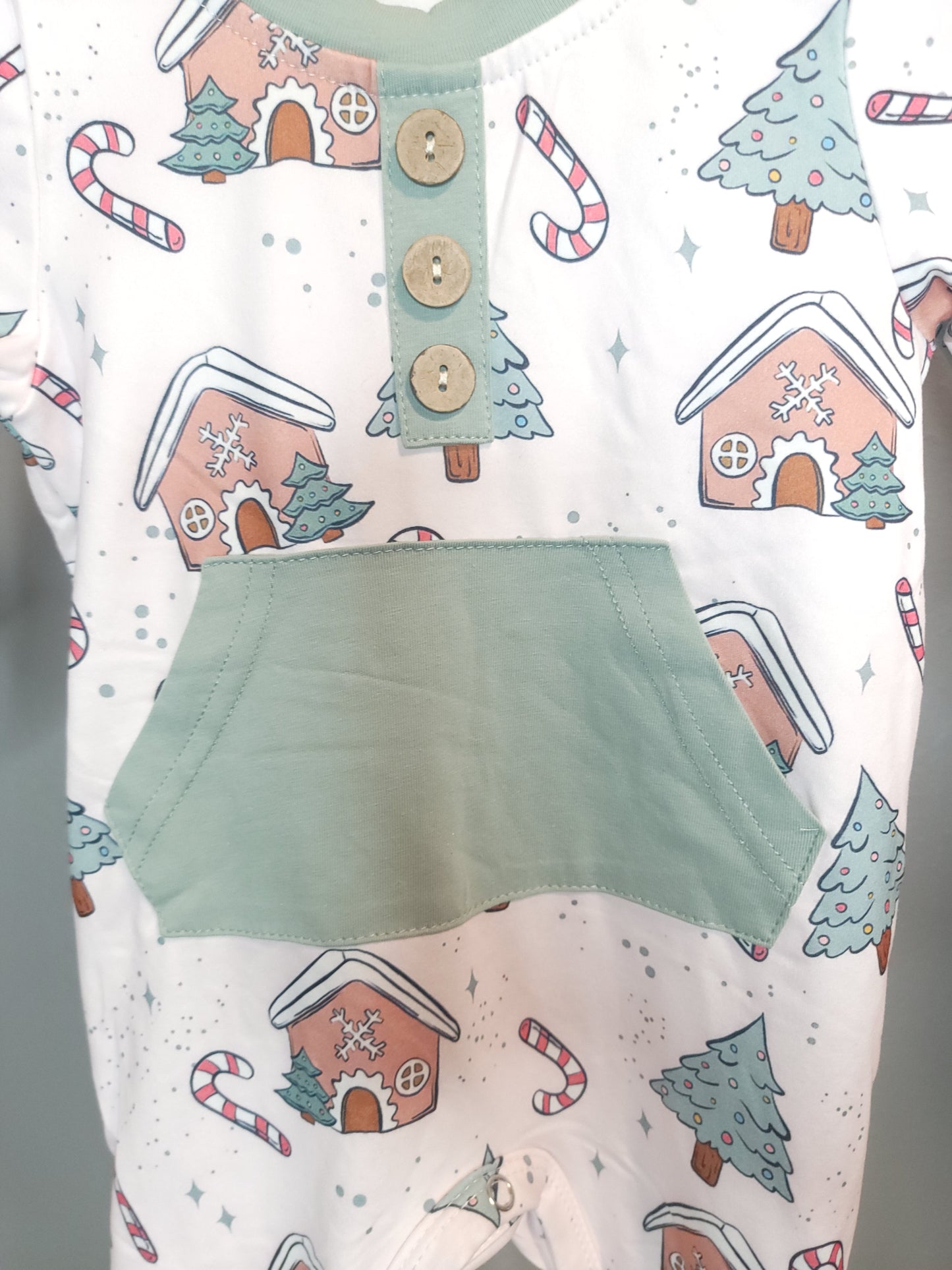 Christmas Village Pocket Romper