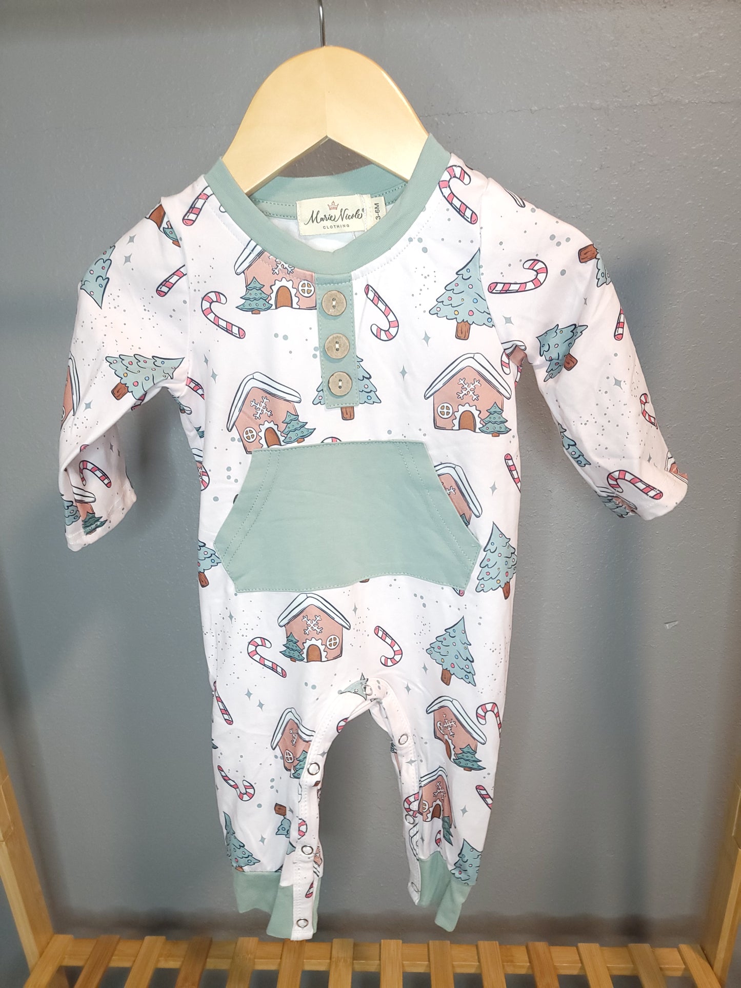 Christmas Village Pocket Romper